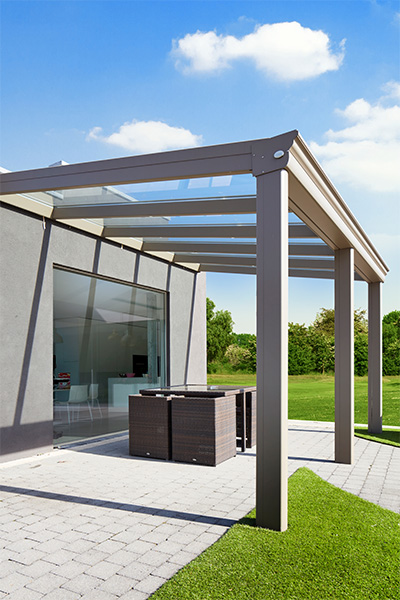 Terrasoverkapping gereinigd